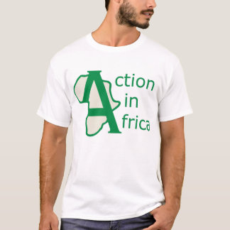 T-shirt Action dans la pièce en t de l'Afrique