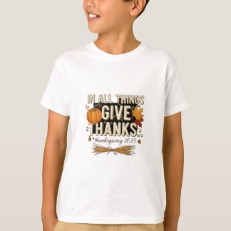 T-shirt Action de grâce