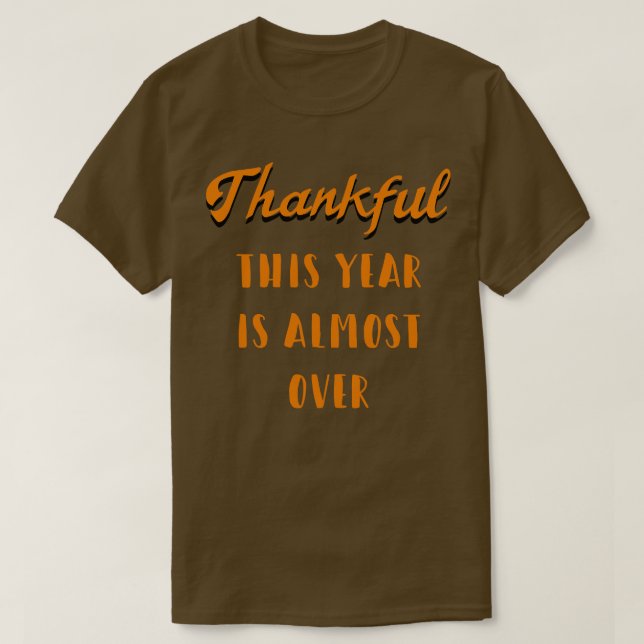 T-shirt Action de grâce 2020 3 (Design devant)