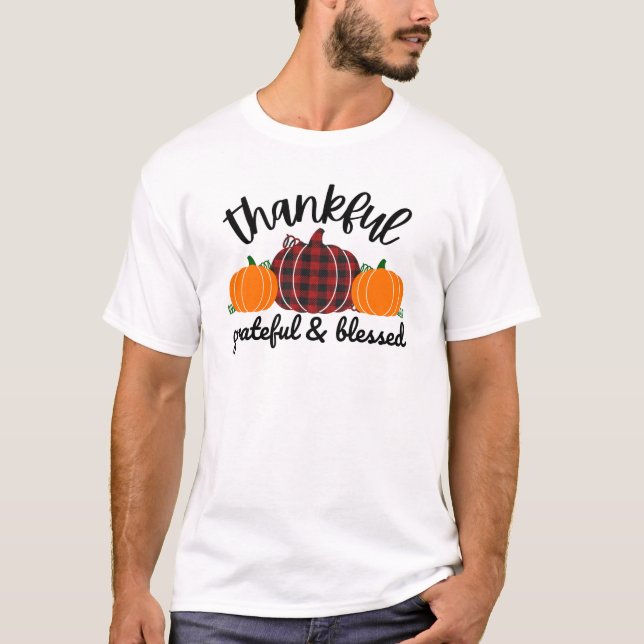 T-shirt Action de grâce Merci (Devant)