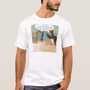 T-shirt Action de grâce végane drôle