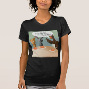 T-shirt Action de grâce végane drôle
