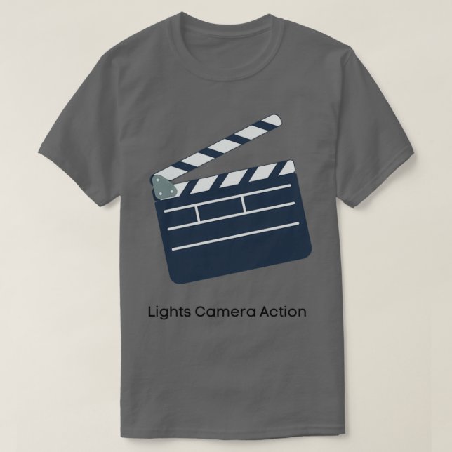T-shirt Action de la caméra (Design devant)