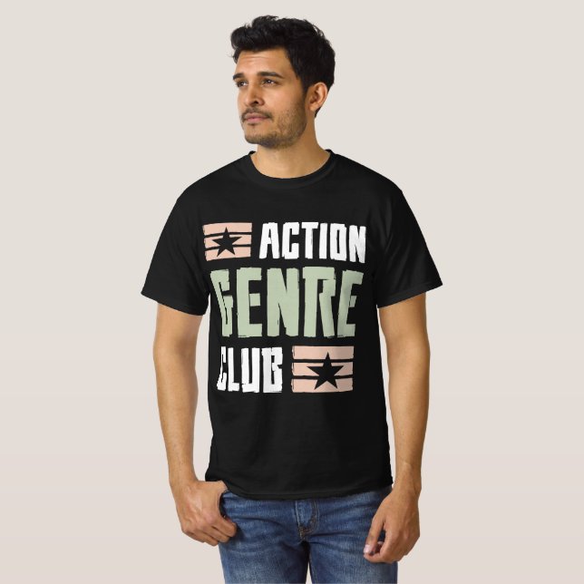 T-shirt Action Genre Club Gaming (Devant entier)