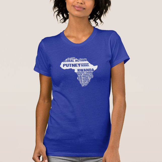 T-shirt Action globale Rwanda dans des couleurs multiples (Devant)
