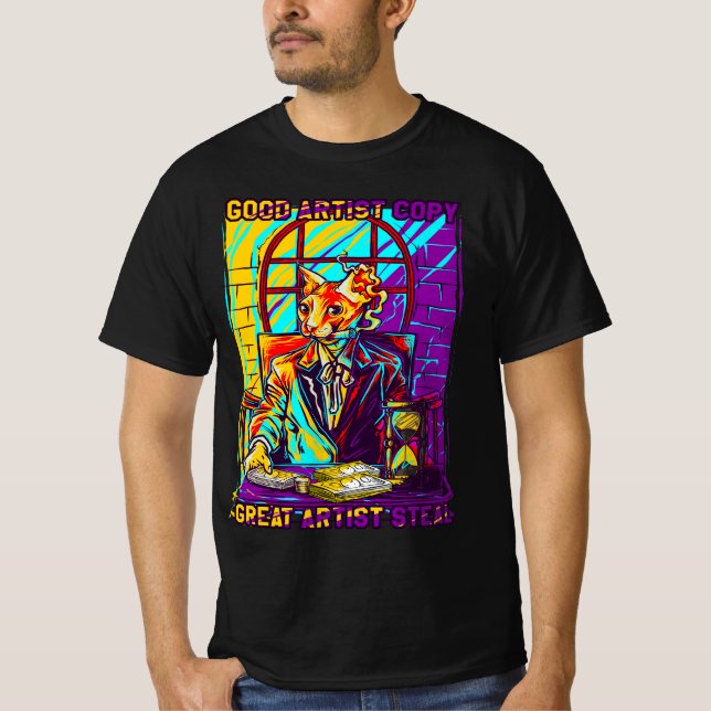 T-shirt Action-Oriented: The Creative Heist: Sphynx Cat Ed (Devant)