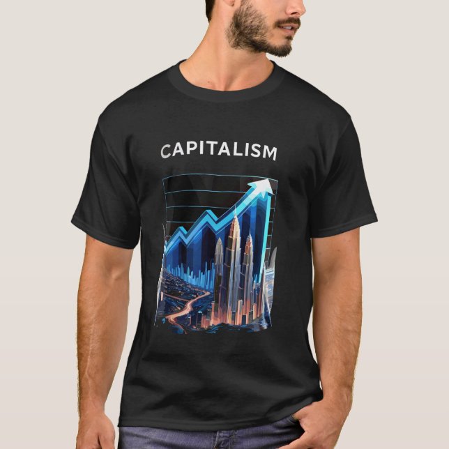 T-shirt Actionnaire trader Forex Bourse Actions Cap (Devant)