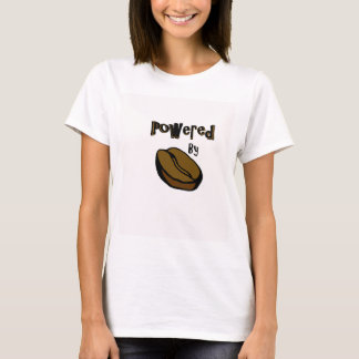 T-shirt Actionné par la pièce en t de dames de café