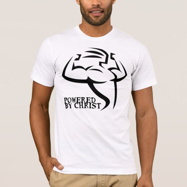 T-shirt Actionné par le Christ (Devant)