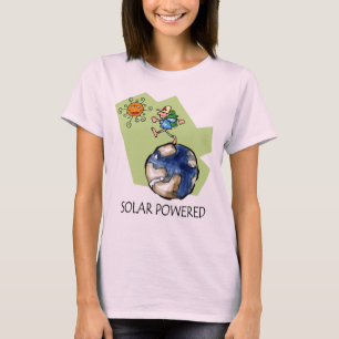T-shirt actionné solaire
