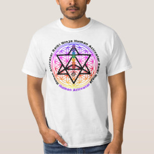 T-shirt Activateur humain 4 de Reiki Ninja