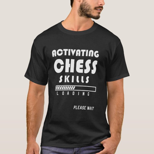 T-shirt Activation Compétences d'échecs Minimal Échecs T (Devant)