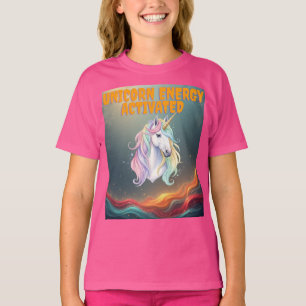 T-shirt activé à l'énergie de licorne