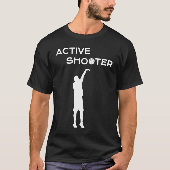 T-shirt Active Shooter Basketball Player Basketball Active (Devant)