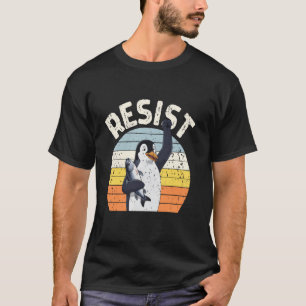 T-shirt Activisme Classique Résiste Pingouins Nous Sommes