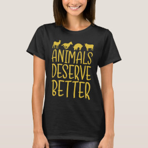 T-shirt Activiste animal Secourir Animaux Droits de conser