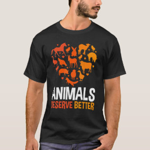 T-shirt Activiste animal Secourir Animaux Droits de conser