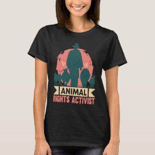 T-shirt Activiste animal Secourir Animaux Droits de conser