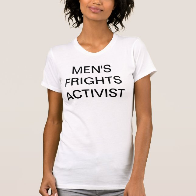 T-shirt Activiste des effrois des hommes (Devant)
