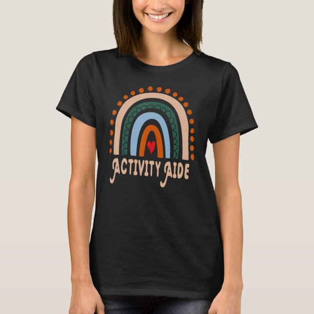 T-shirt Activité Aide Arc-en-ciel Appréciation essentielle (Devant)