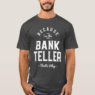 T-shirt Activité professionnelle du vendeur bancaire Trava