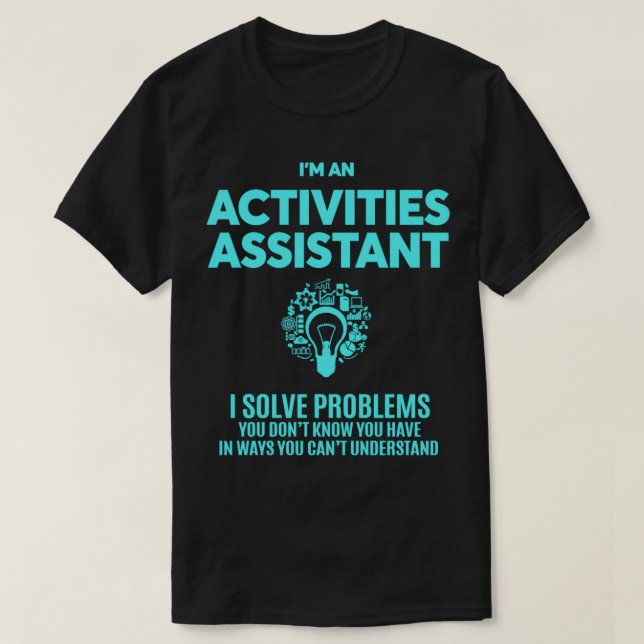 T-SHIRT ACTIVITÉS ASSISTANT BEST DESIGN 2017 2 (Design devant)
