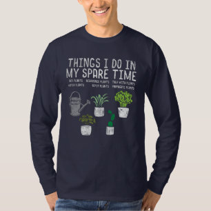 T-shirt Activités de jardinier de plantes d'intérieur pend