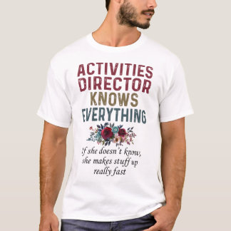 T-shirt Activités Directeur Tout Savoir