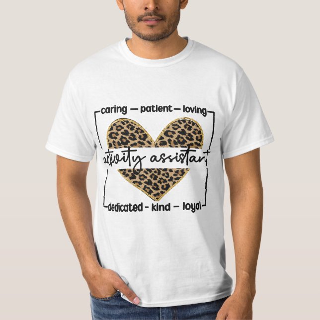 T-shirt Activity Assistant Appreciation Activities Assista (Devant)