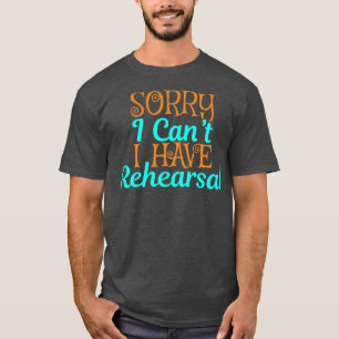 T-shirt Actrice de la répétition de théâtre