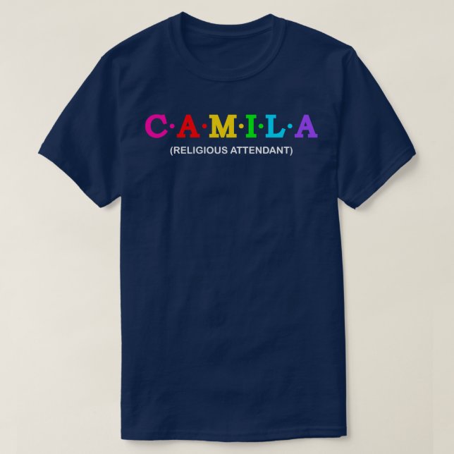 T-shirt Actrice religieuse de Camila (Design devant)