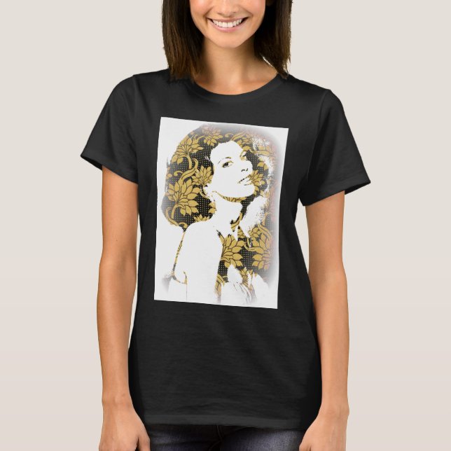 T-shirt Actrice rétro (Devant)