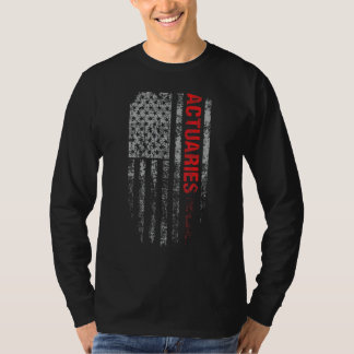 T-shirt ACTUARIES USA Flag Profession Vintage ACTUARIES Jo