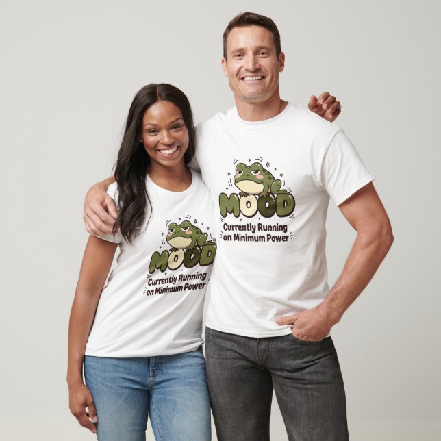 T-shirt Actuellement en cours d'exécution sur la Frog Tee  (Unisexe)