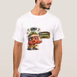 T-shirt Actuellement en tamponnage Introverti rétro drôle