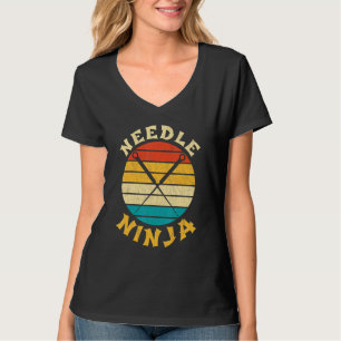 T-shirt Acupuncture Aiguille Ninja Retro Vintage Acupunctu