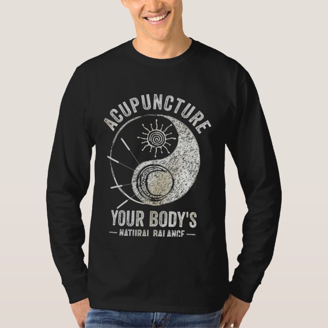 T-shirt Acupuncture Body s Natural Balance Acupuncturist N (Devant)