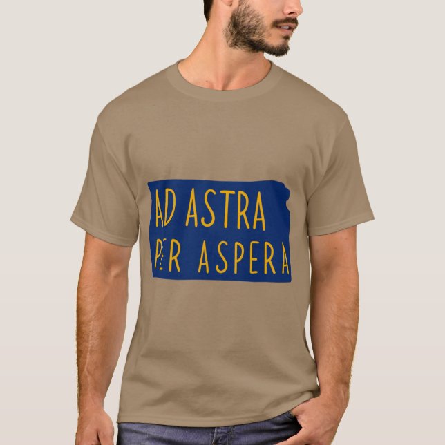 T-shirt Ad astra par astra 1 (Devant)
