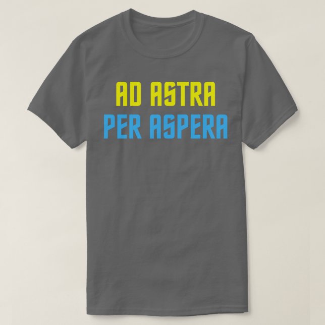 T-shirt Ad Astra Per Aspera (Design devant)