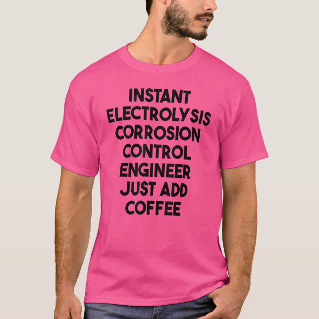 T-shirt Ad de contrôle de l'électrolyse instantanée (Devant)