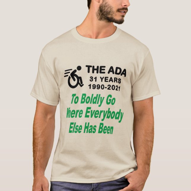 T-shirt ADA 31 À Boldy Allez Là Où Tout Le Monde A Été (Devant)