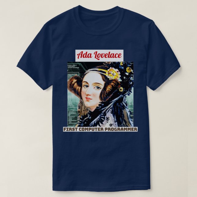 T-shirt Ada Lovelace (Design devant)