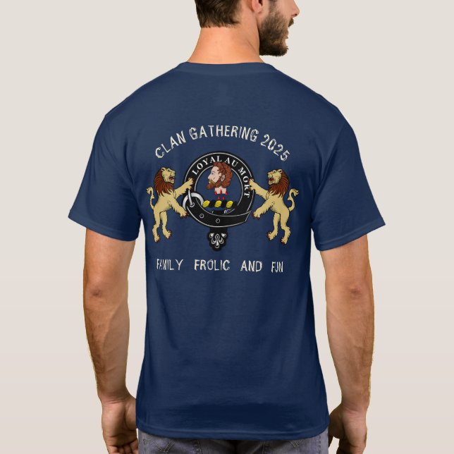T-shirt Adair Clan Family Reunion Personalized  (Dos)