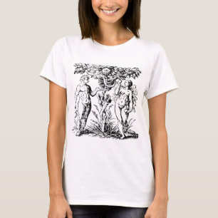 T-shirt Adam et Ève et arbre