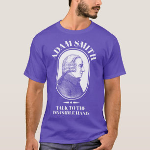 T-shirt Adam Smith Drôle Professeur d'économie Main invisi