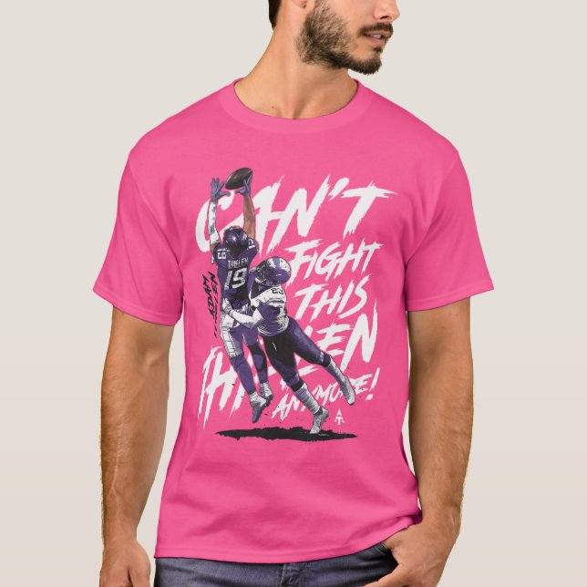 T-shirt Adam Thielen Minnesota combat ce Thielen (Devant)