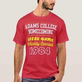 T-shirt Adams College Homecoming 1984