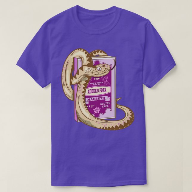 T-shirt Adams Fork Macbeth Shakespeare (Design devant)