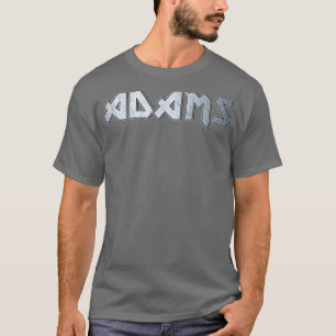 T-shirt Adams métalliques lourds