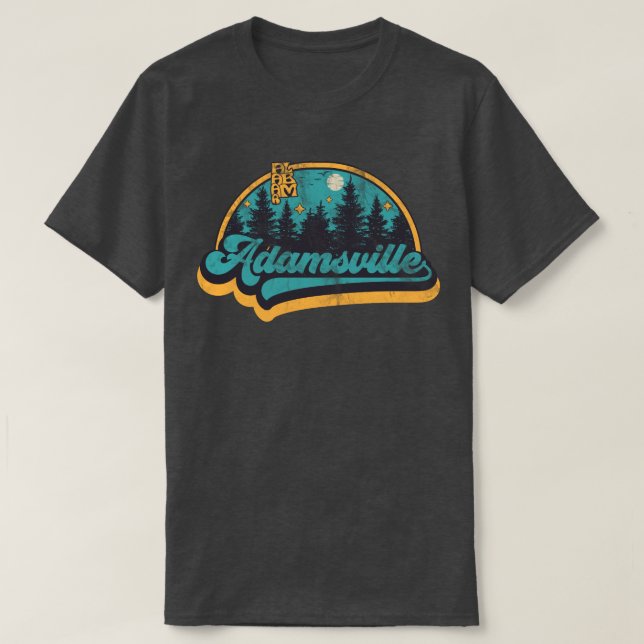 T-shirt Adamsville, Alabama (Design devant)